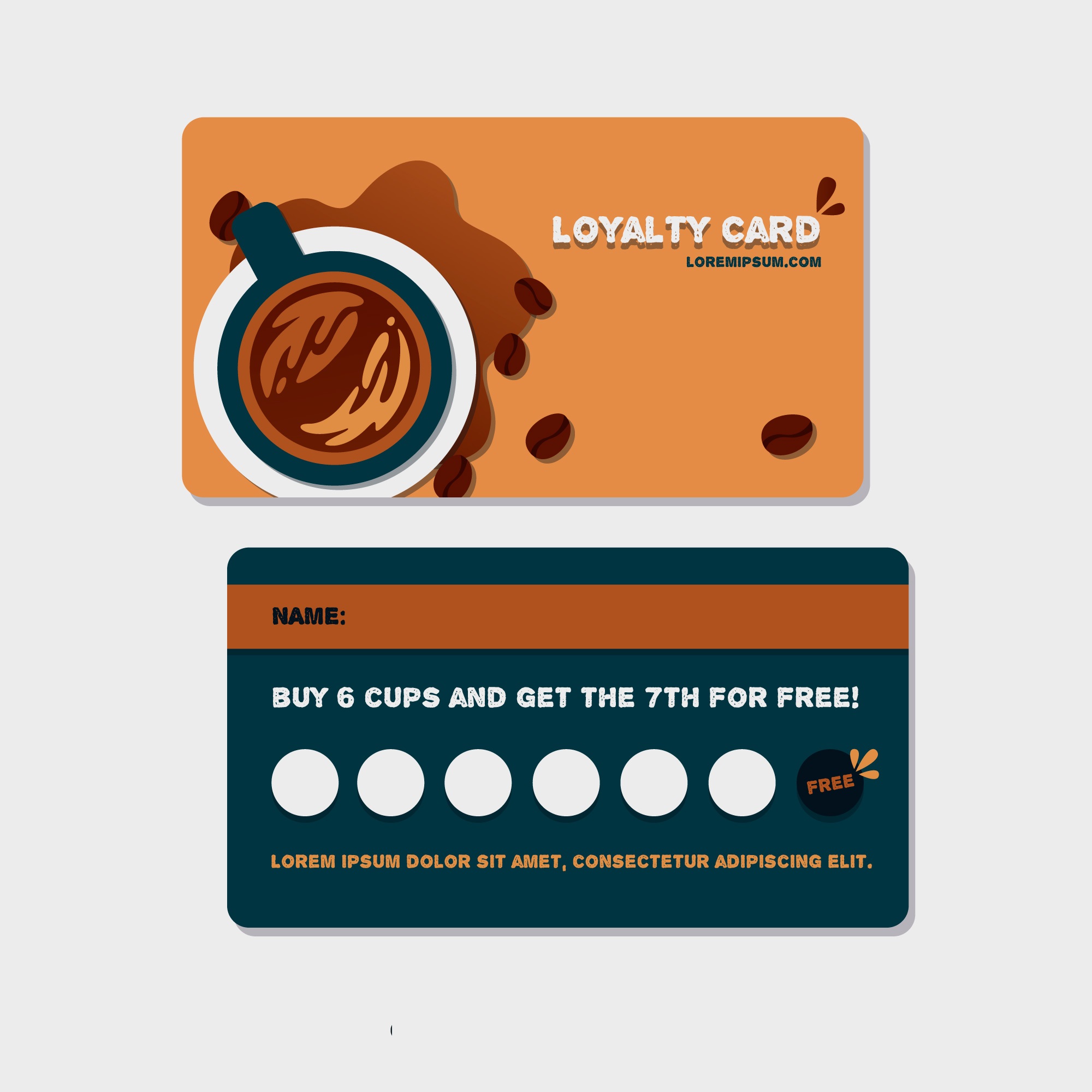 Loyalty Cards / Coffee Cards / Reward Cards